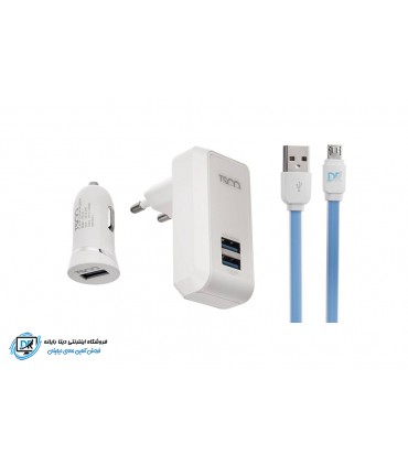 شارژر دیواری تسکو مدل TTC 34 همراه با کابل Micro USB