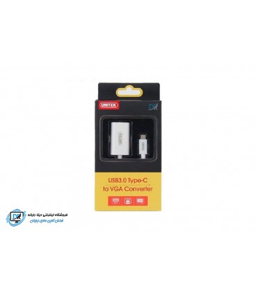 مبدل USB-C به VGA یونیتک مدل Y-6315