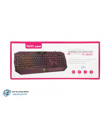 کیبورد گیمینگ تسکو مدل TK-8124 GA