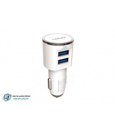 شارژر فندکی الدینیو مدل DL-C29 همراه با کابل MicroUSB